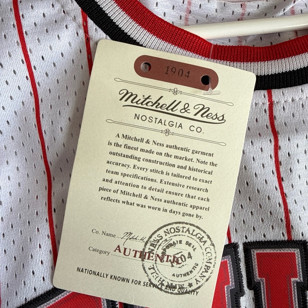 Men’s Mitchell & Ness Scottie Pippen #33 Chicago Bulls 1995-96 Jersey Sz 36 NWT - Picture 5 of 7